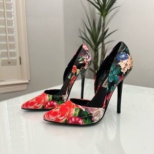 Steve Madden floral pumps